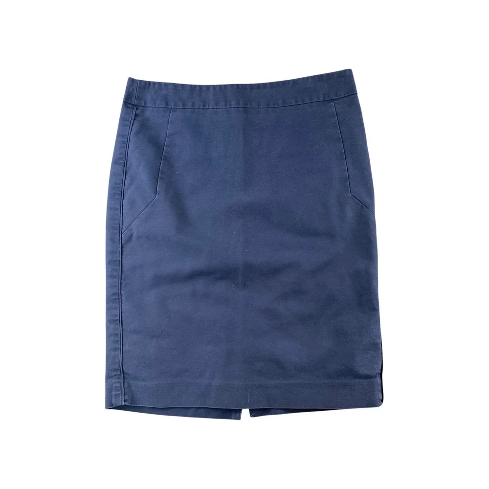 The Limited‎ Tall Navy Blue Pencil Skirt Size 8